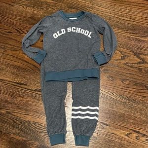 Sol Angeles Boys Crewneck Sweatsuit 4T